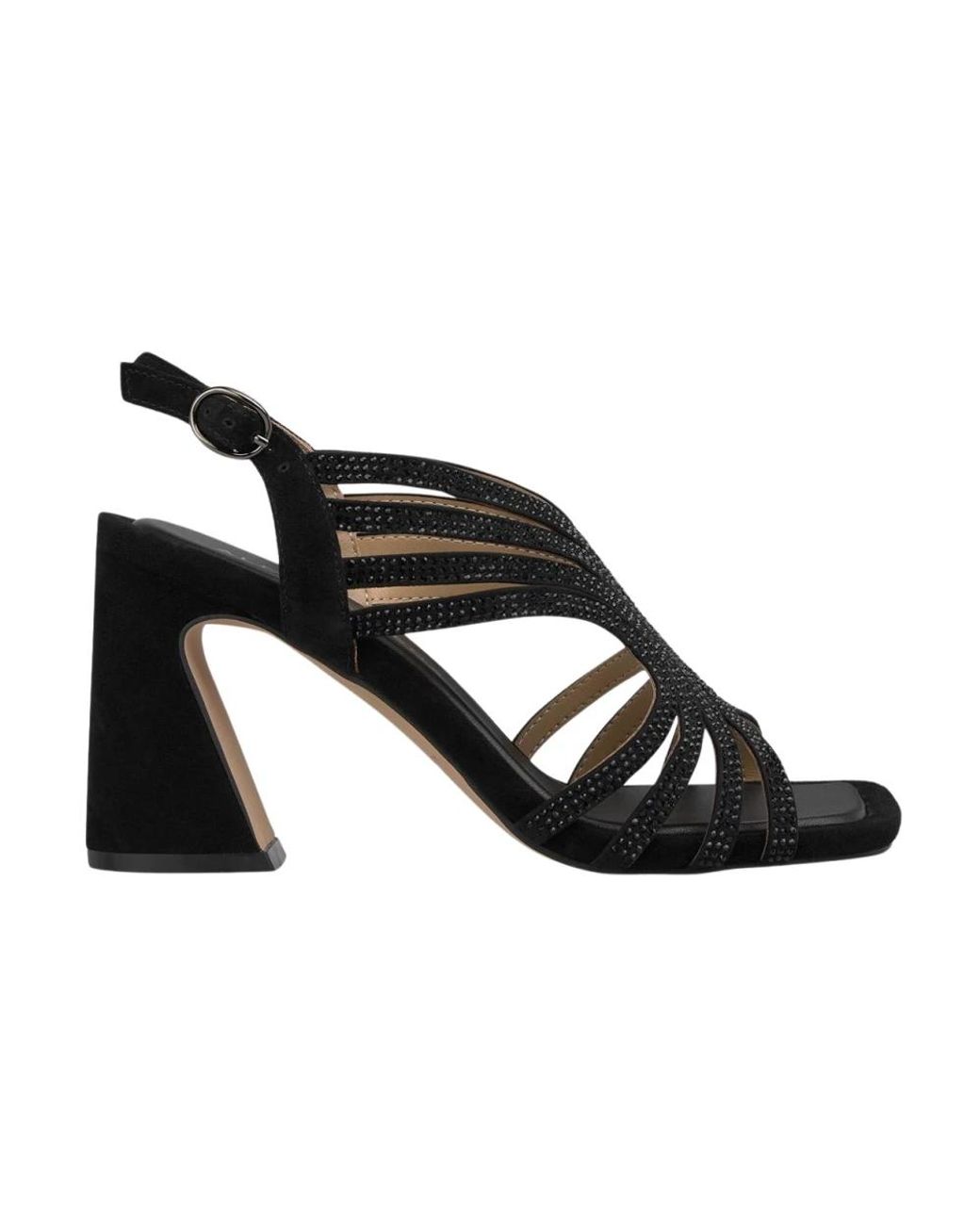 Alma En Pena. Black High Heel Sandals