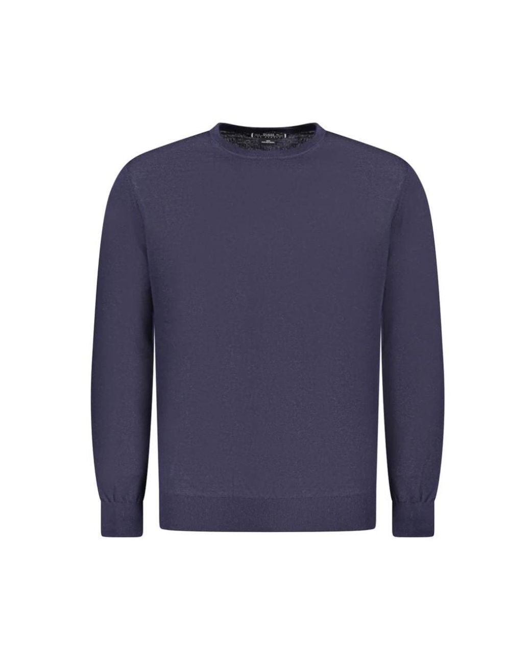 Guess Blue Round-Neck Knitwear for men