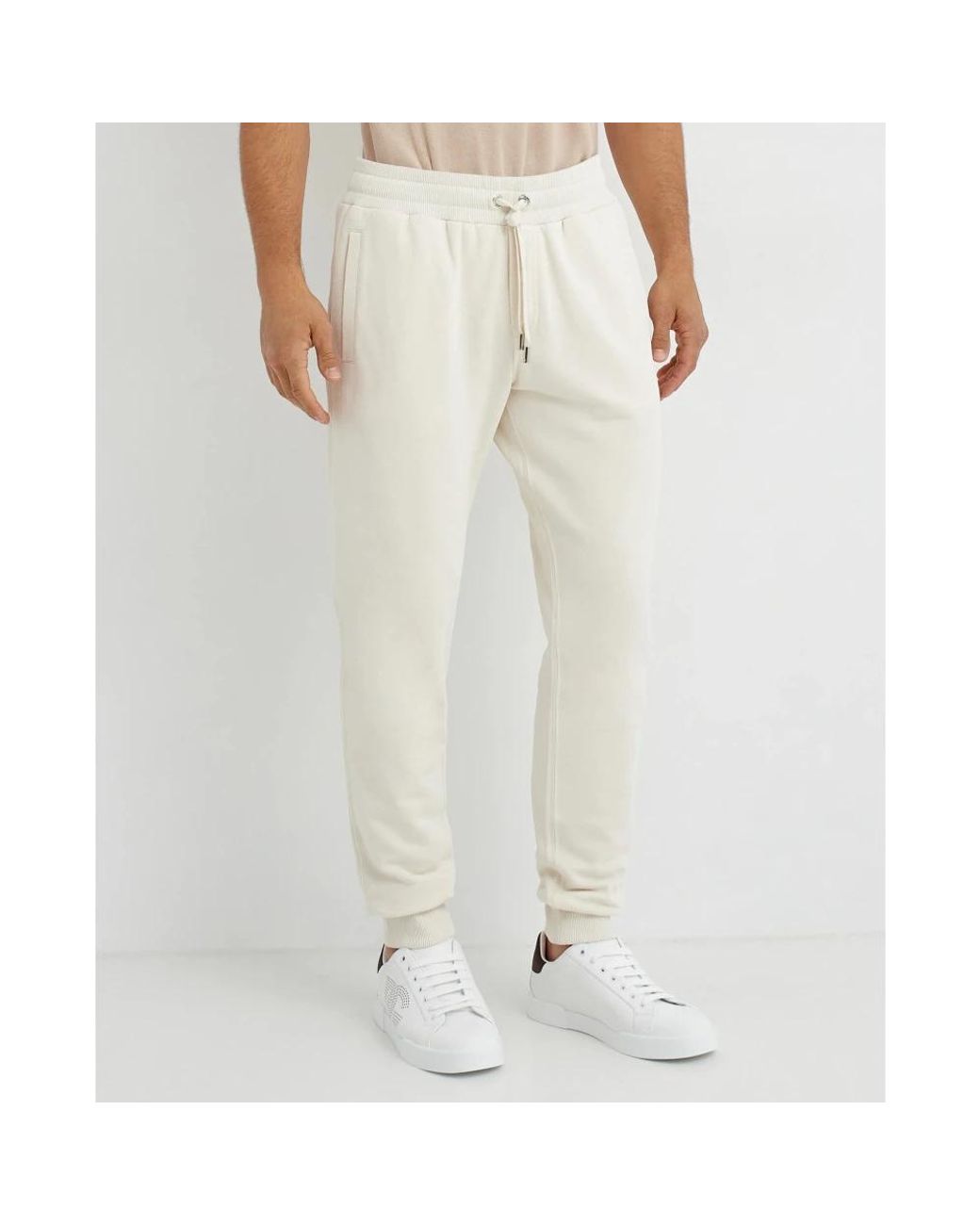 Dolce & Gabbana Natural Sweatpants for men