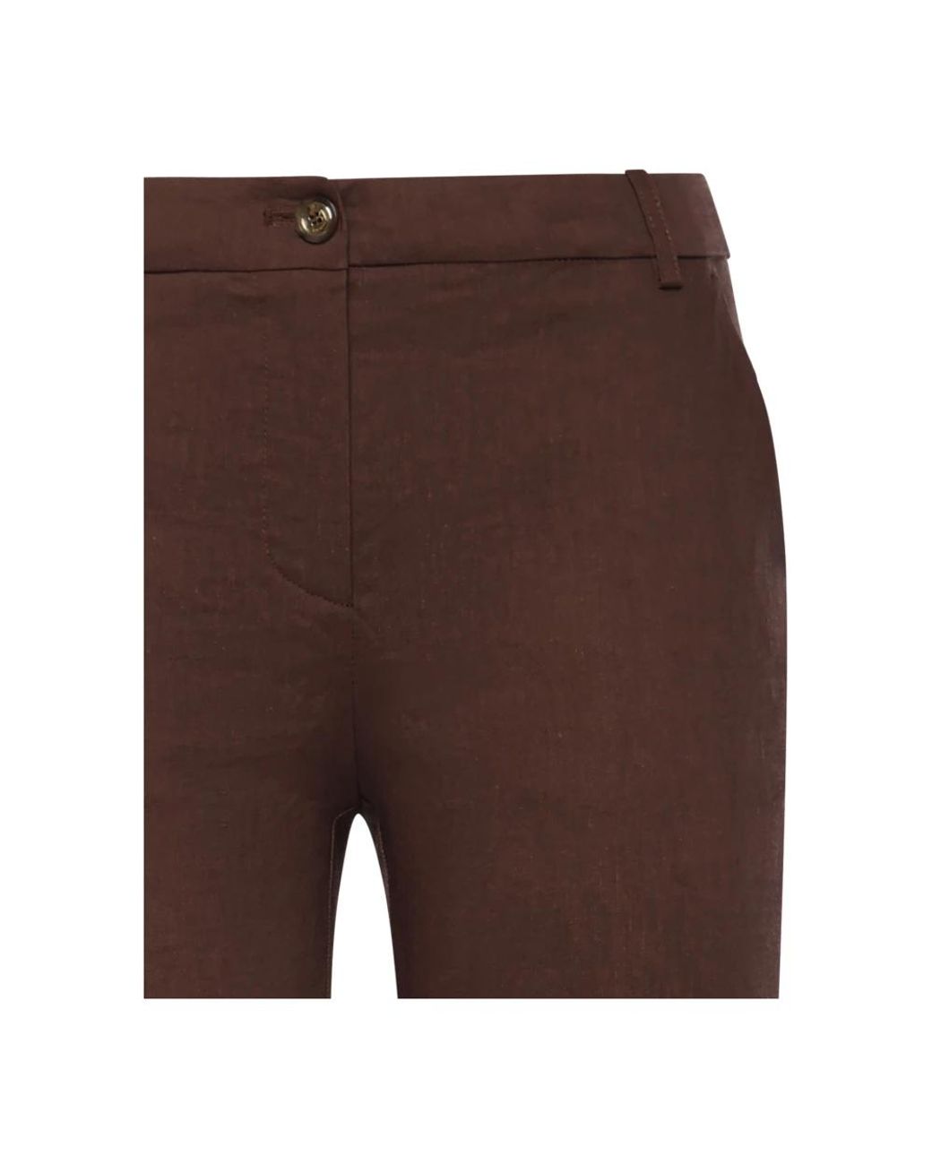 Pinko Brown Slim-Fit Trousers