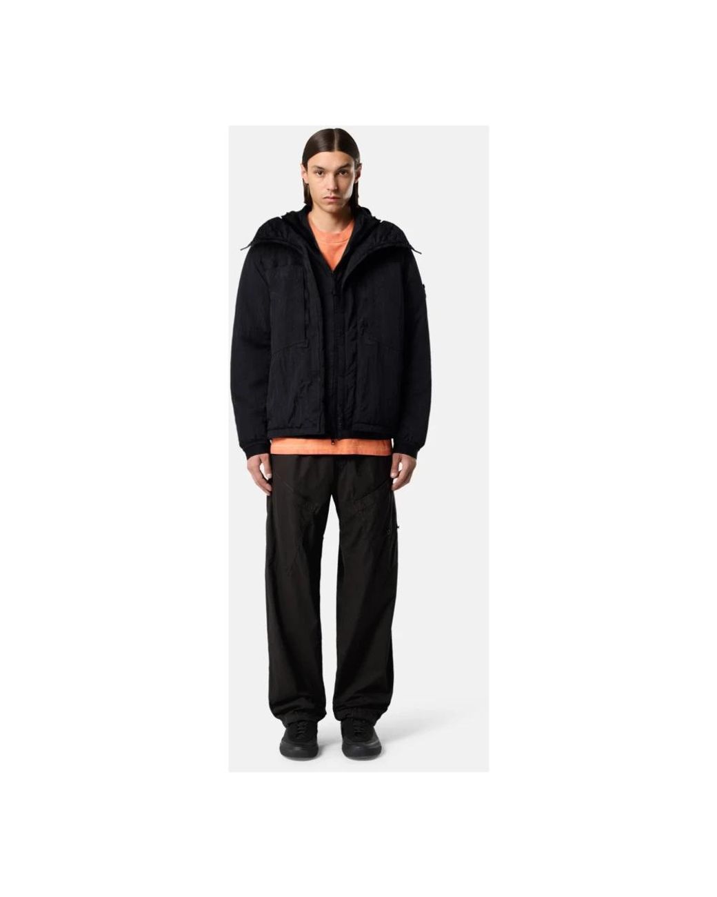 Parkas Stone Island de hombre de color Black