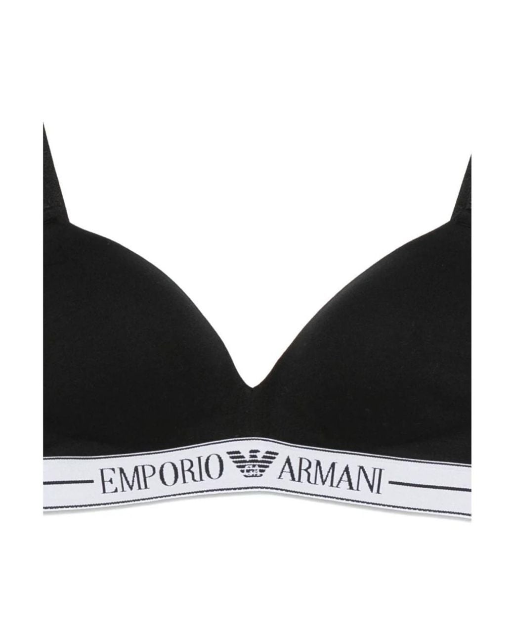 Emporio Armani Black Bras