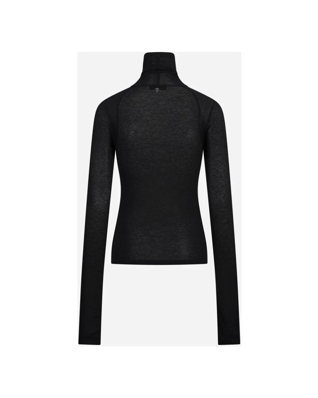 Dondup Black Schmal Geschnittener Rollkragenpullover