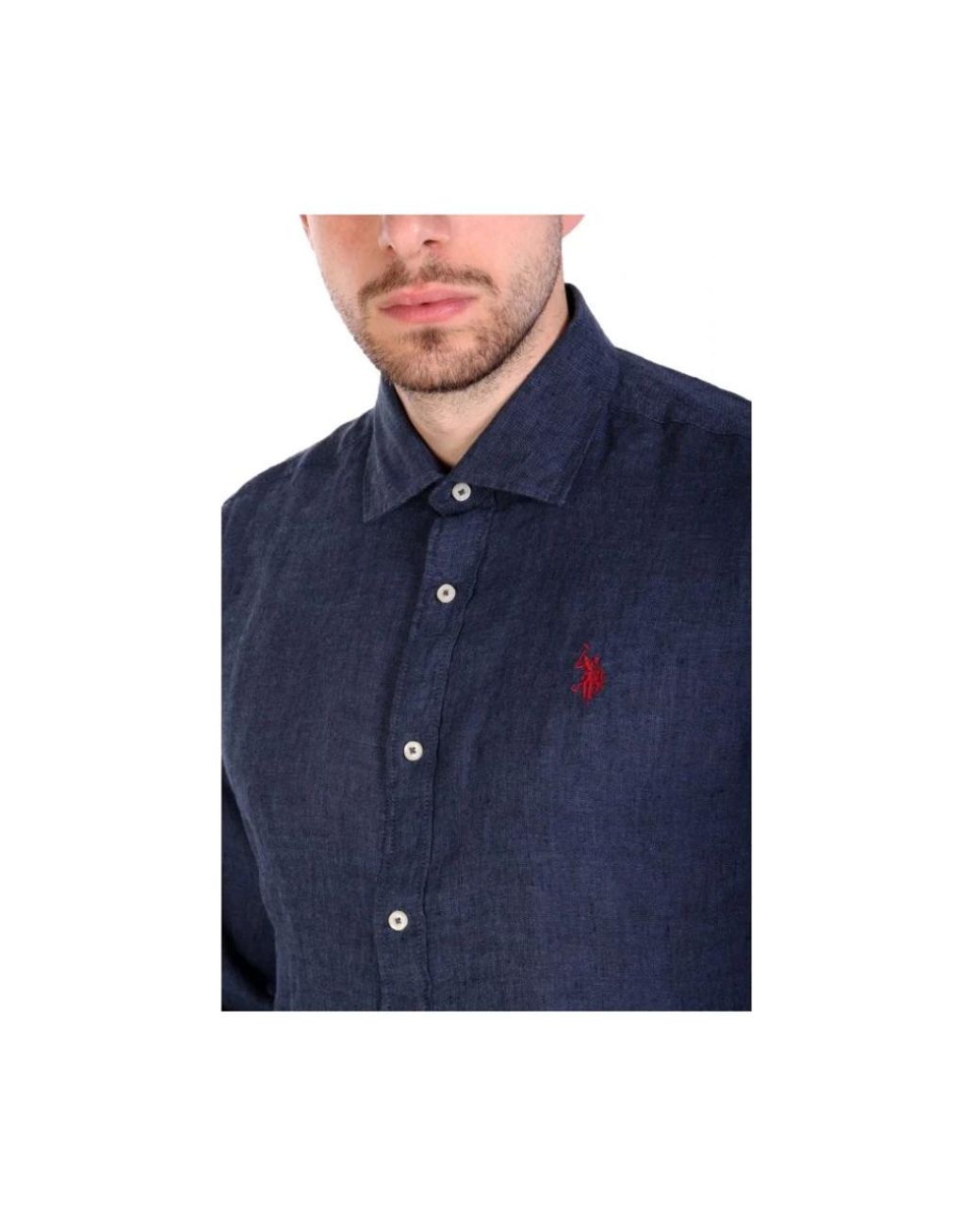 U.S. POLO ASSN. Blue Casual Shirts for men