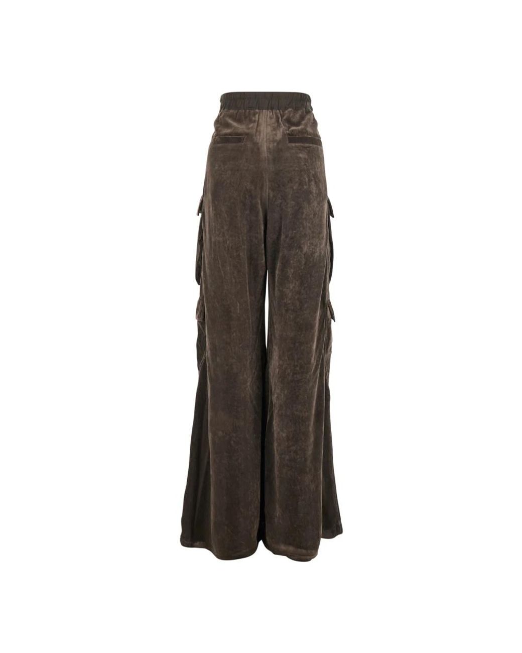 Wide Trousers Rick Owens de color Brown