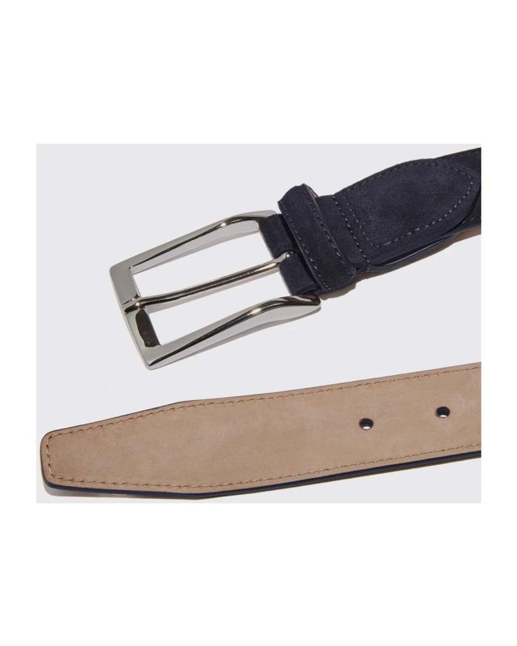 Scarosso Black Belts for men