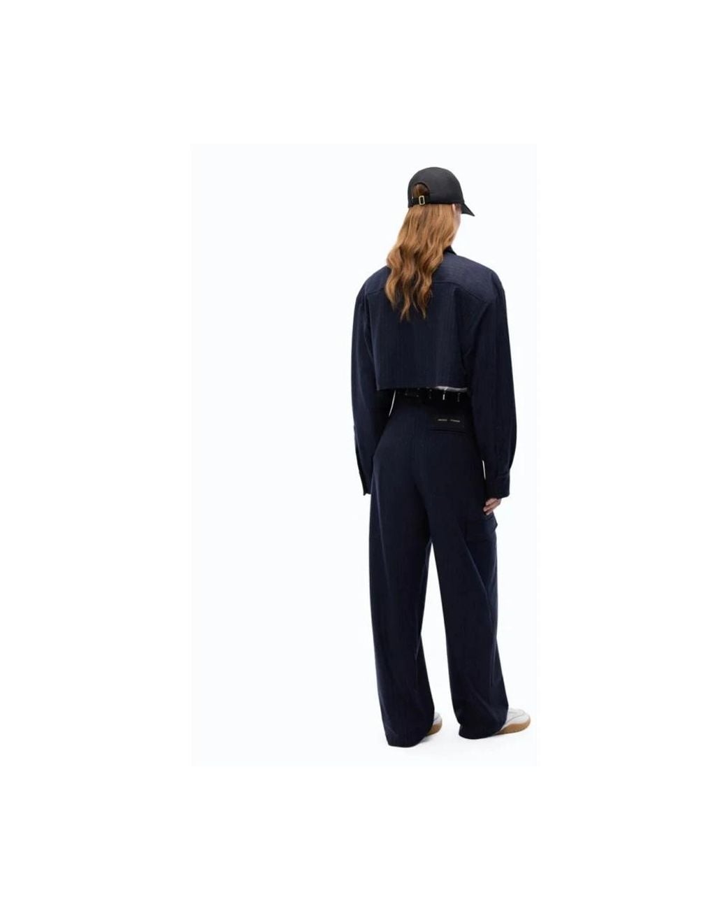 Pinko Blue Wide Trousers