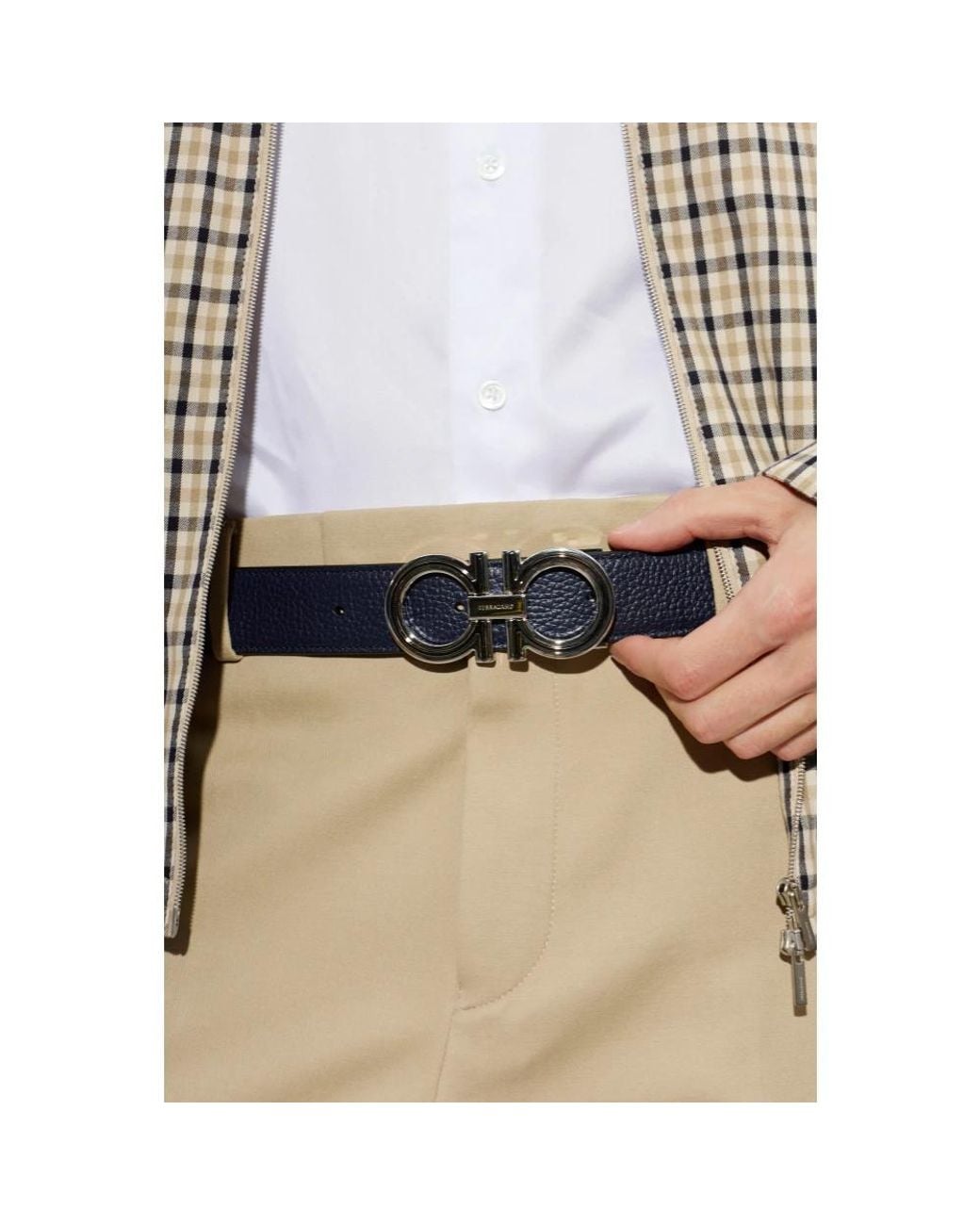Ferragamo Black Belts for men