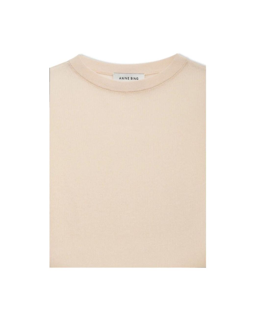 Anine Bing White Round-Neck Knitwear