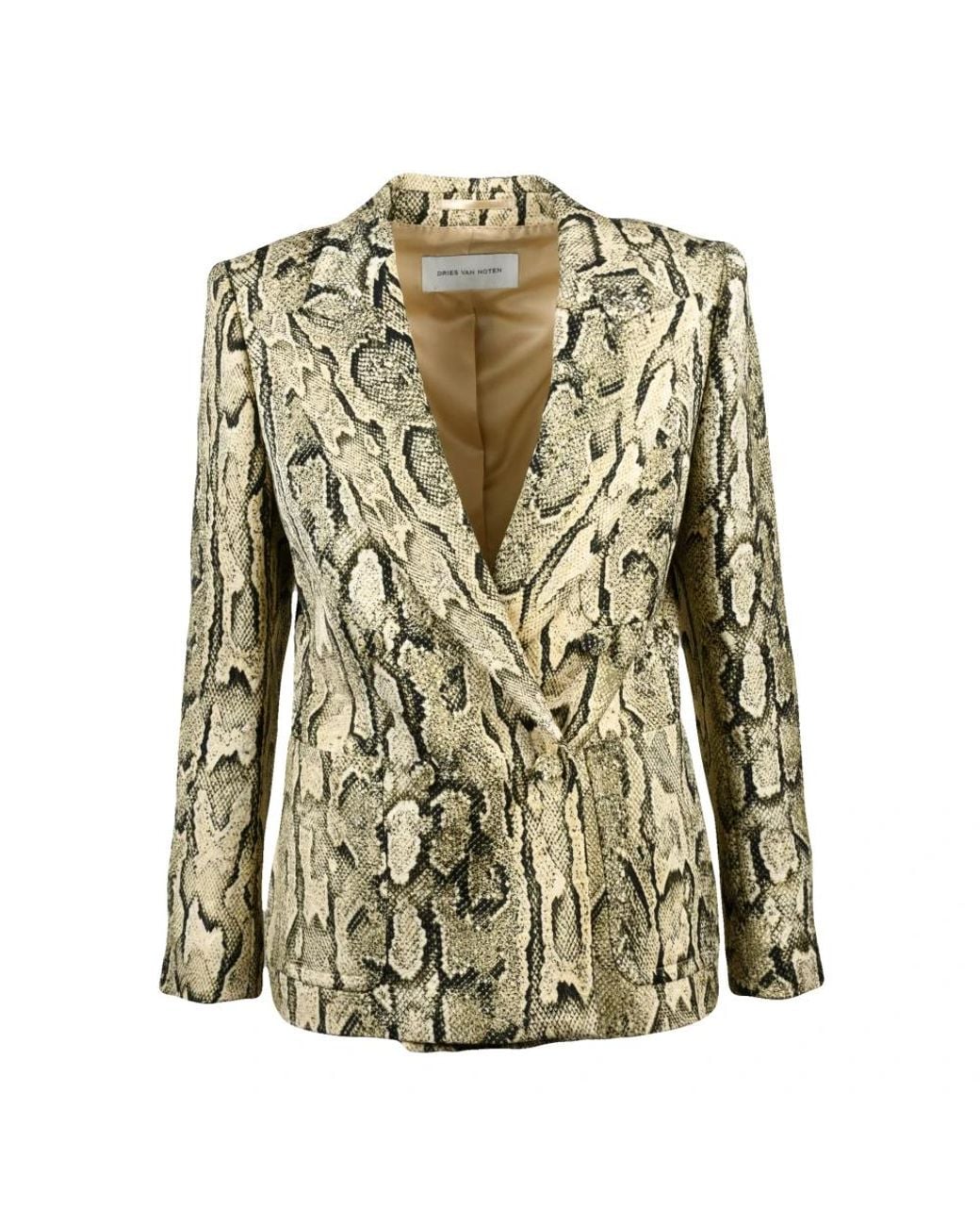 Dries Van Noten Green Blazers