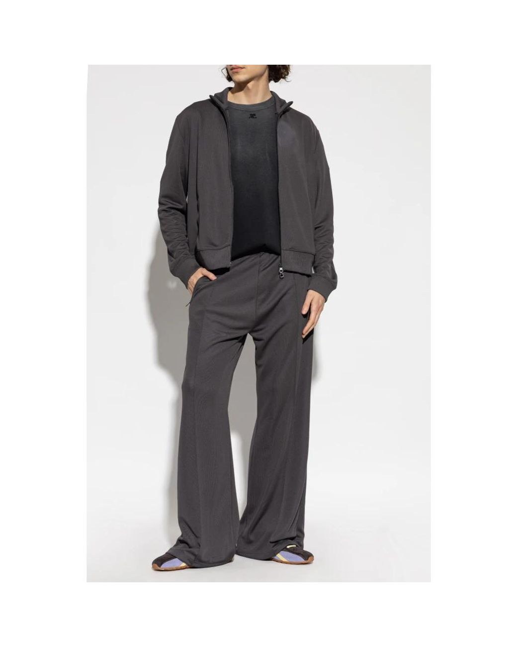 Courreges Black T-Shirts for men