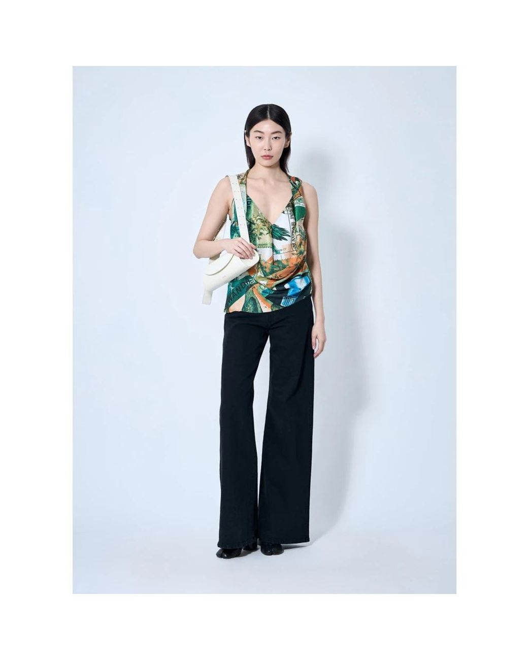 Kiko Kostadinov Green Sleeveless Tops