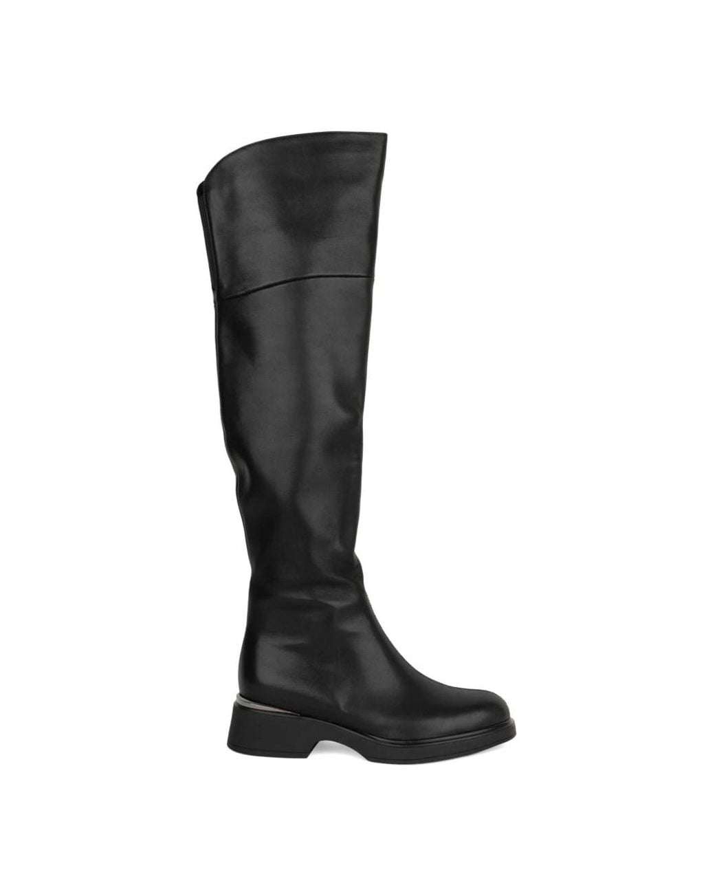 Linda Baumann Black Over-The-Knee Boots