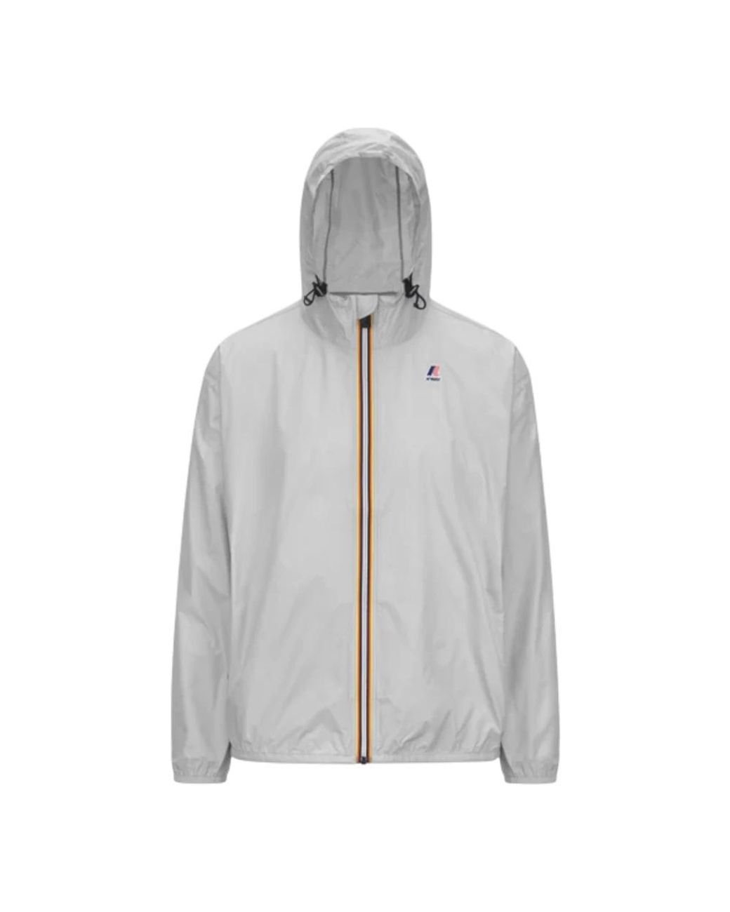 K-Way Jassen ,Grijs ,Nylon Claude Short Jacket in het Gray voor heren