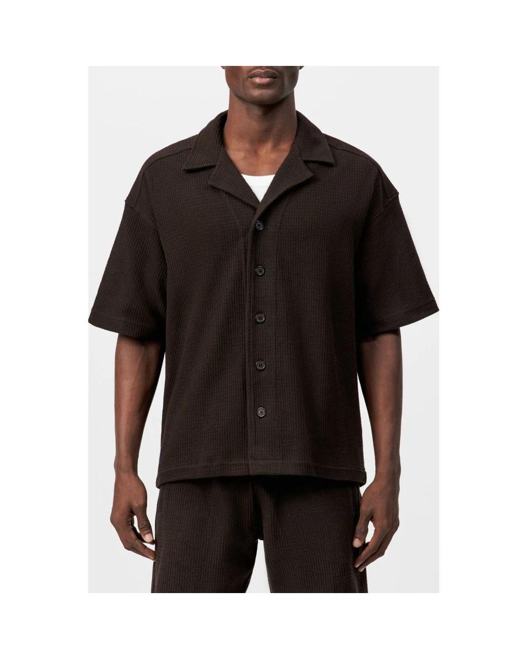 Drykorn Black Short Sleeve Shirts for men