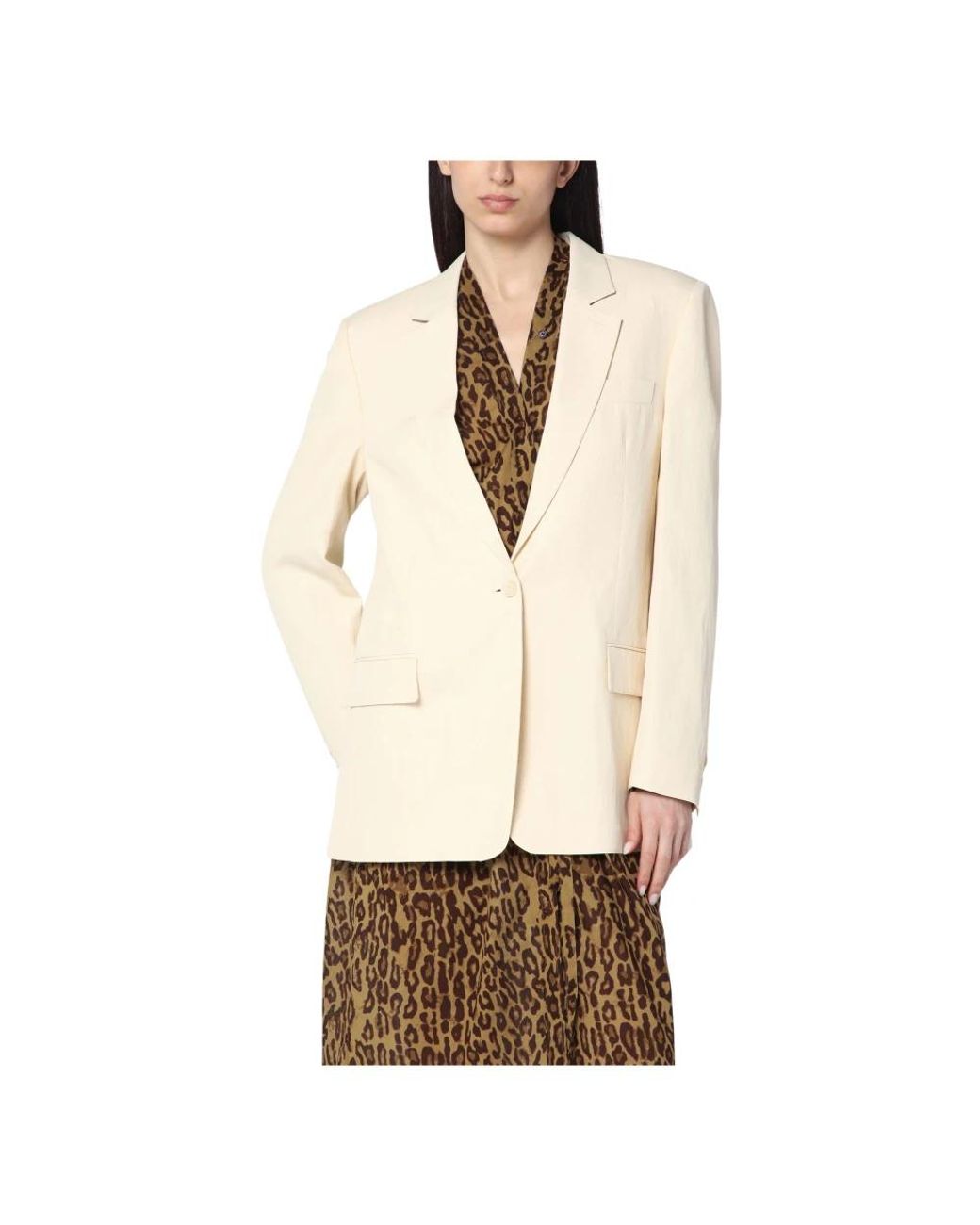 Stella McCartney Natural Blazers