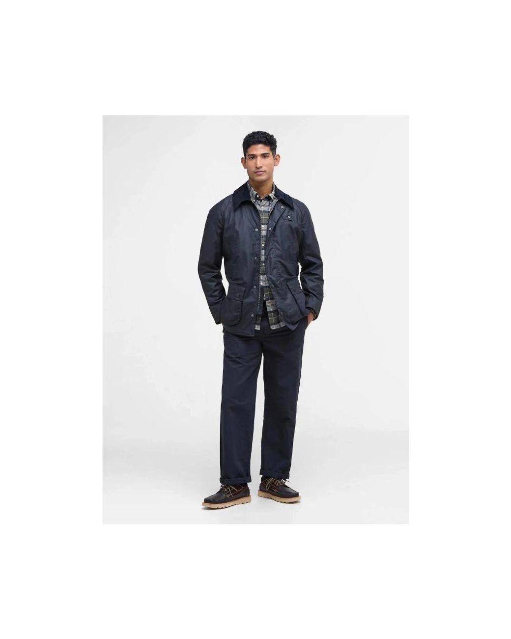 Light Jackets Barbour de hombre de color Blue