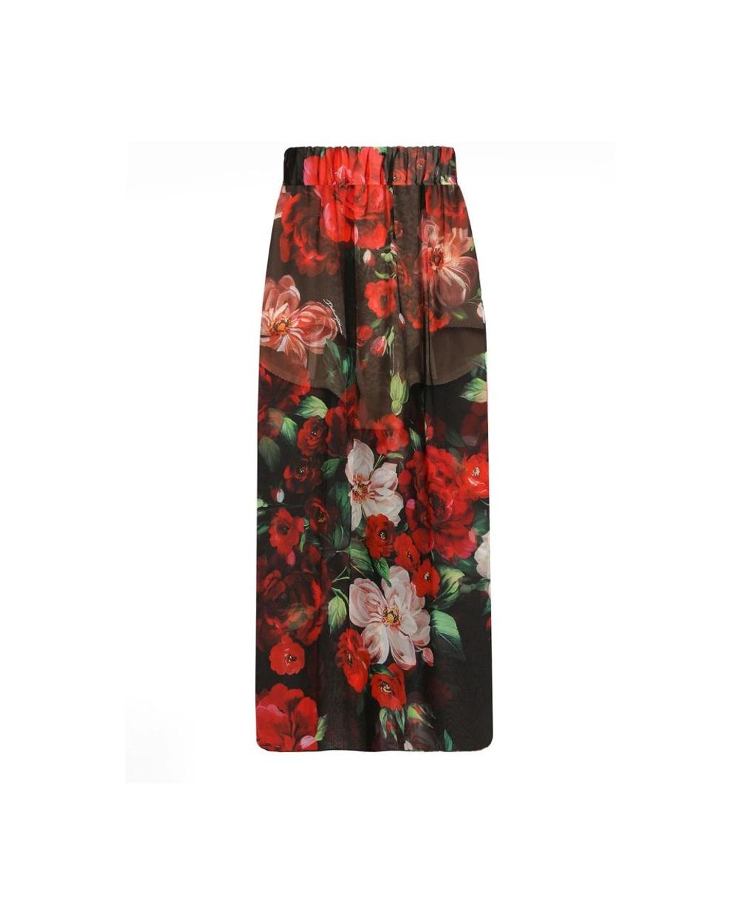 Dolce & Gabbana Red Maxi Skirts