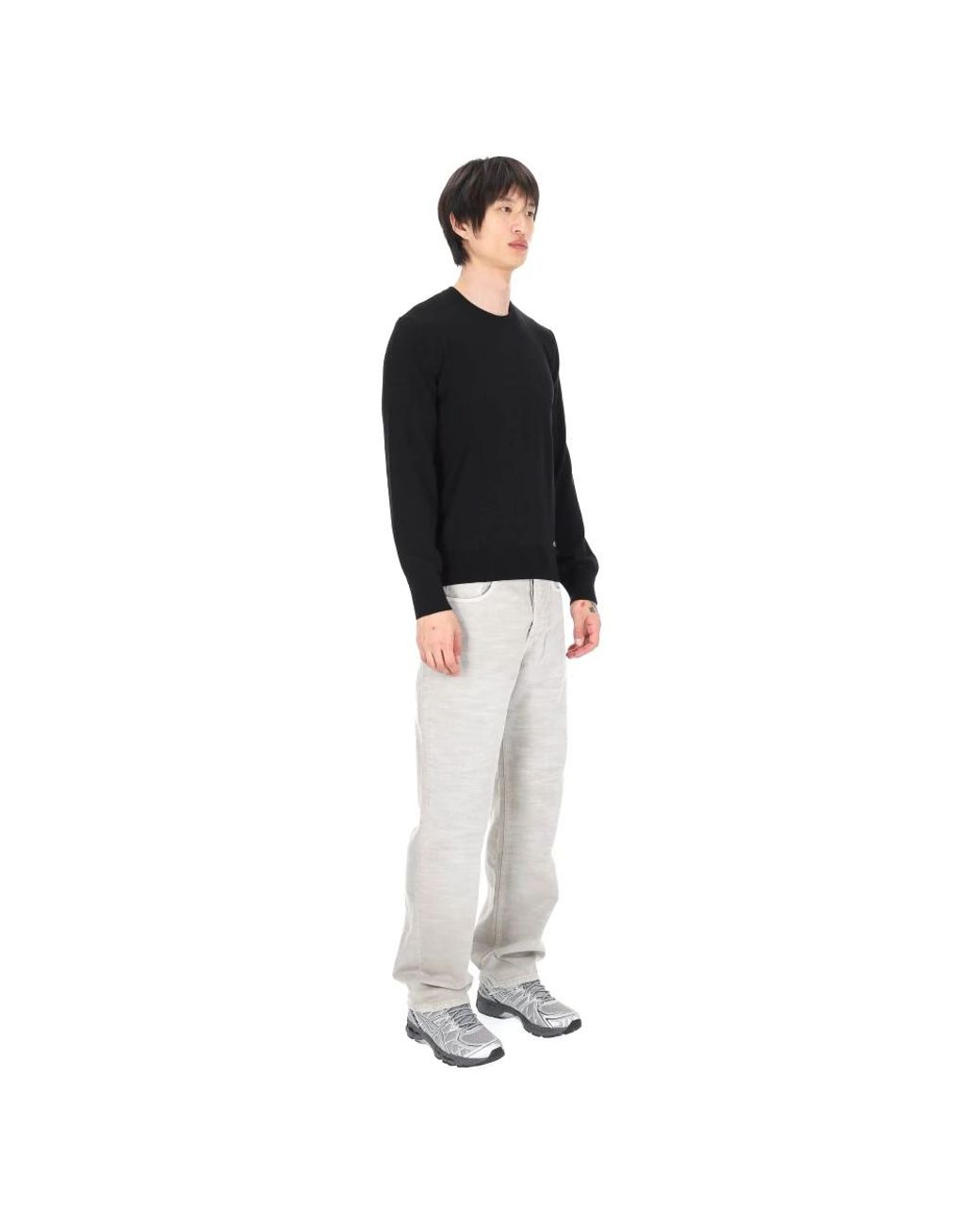 A.P.C. Black Round-Neck Knitwear for men