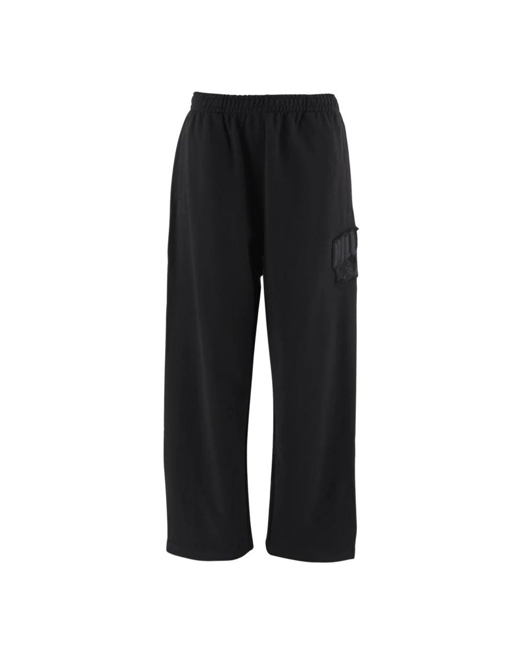 Billionaire Black Wide Trousers for men
