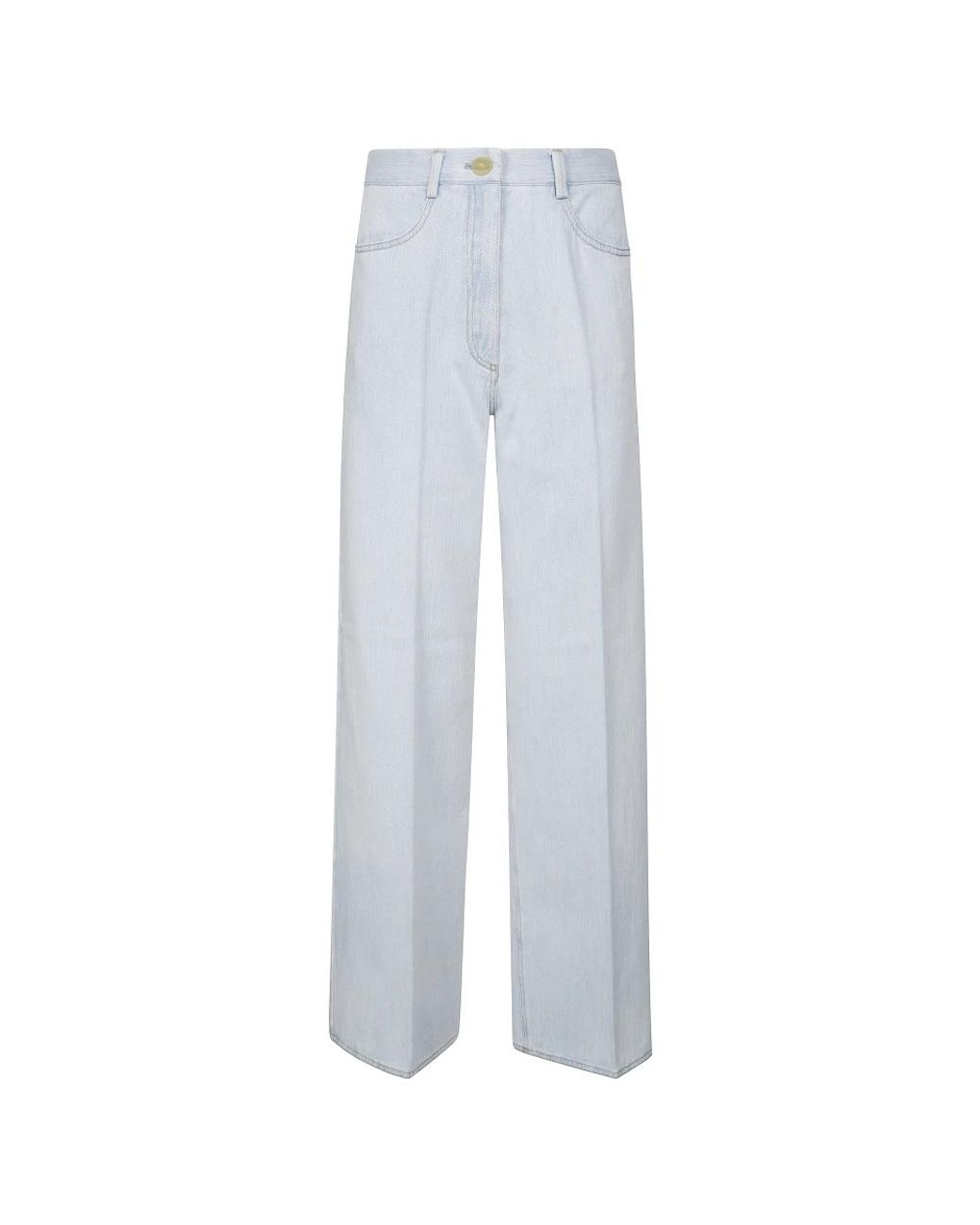 Forte_forte White Straight Fit Jeans