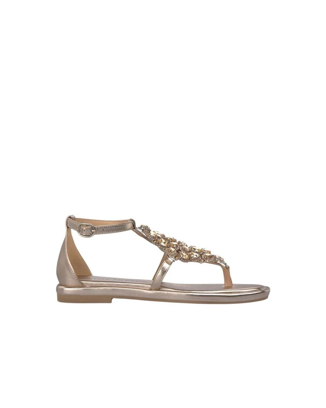 Alma En Pena. Brown Flat Sandals