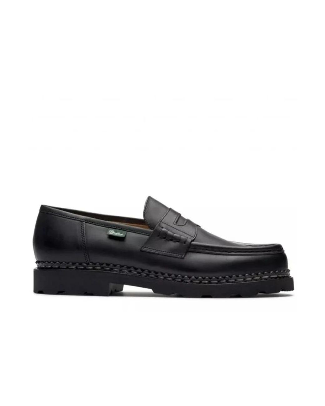 Paraboot Schoenen ,Zwart ,Leer Reims Mocassin in het Black voor heren