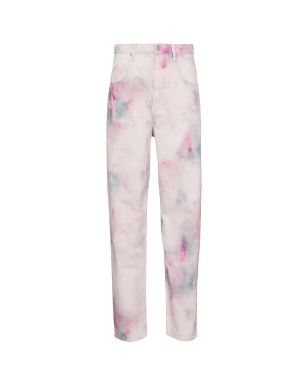 Isabel Marant Pink Straight Trousers
