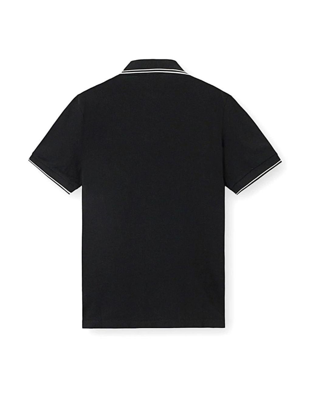 Emporio Armani Black Polo Shirts for men