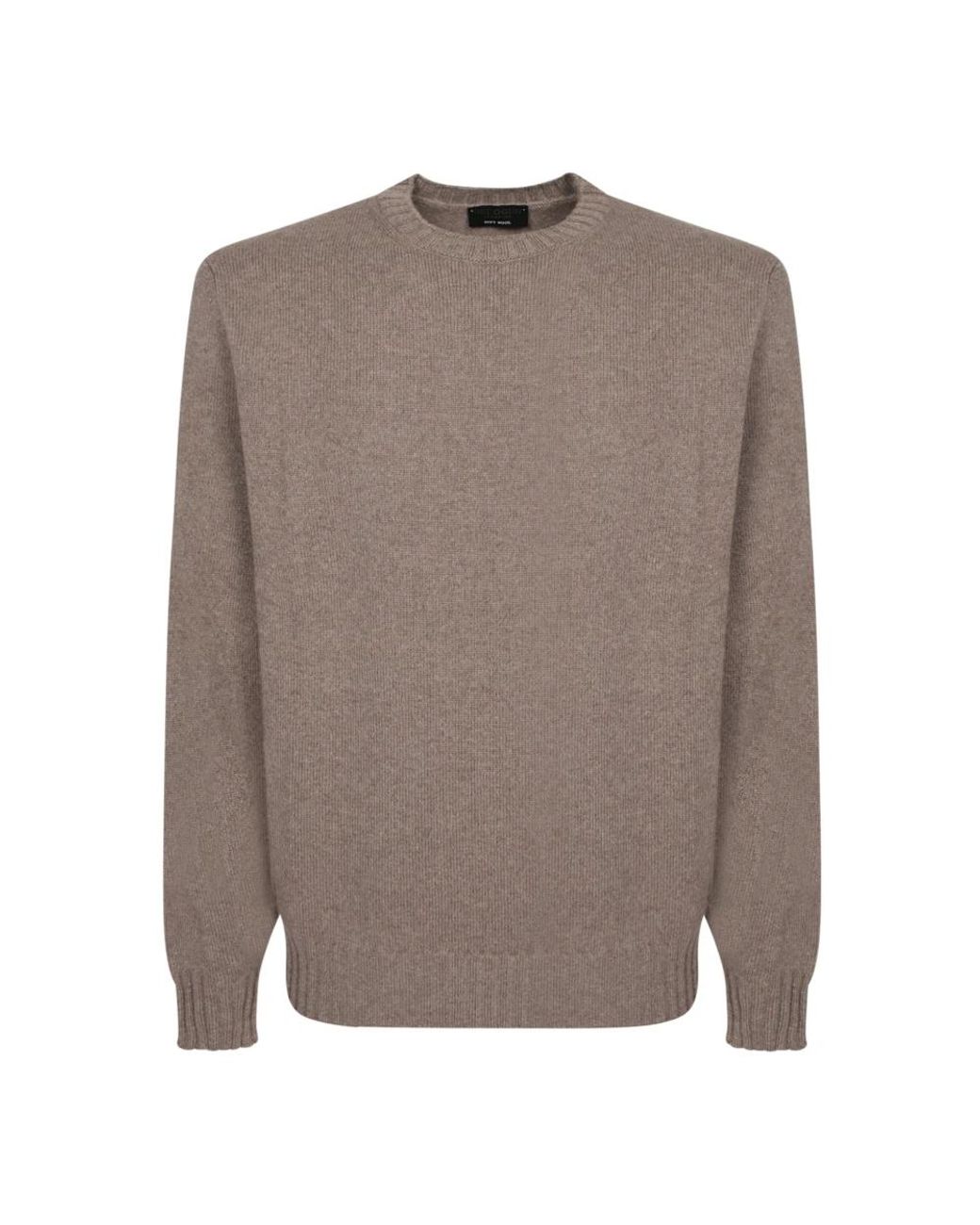 Dell'Oglio Brown Round-Neck Knitwear for men