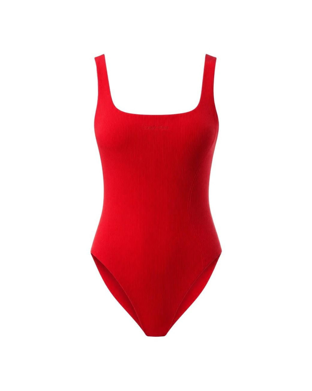Calvin Klein Red One-Piece