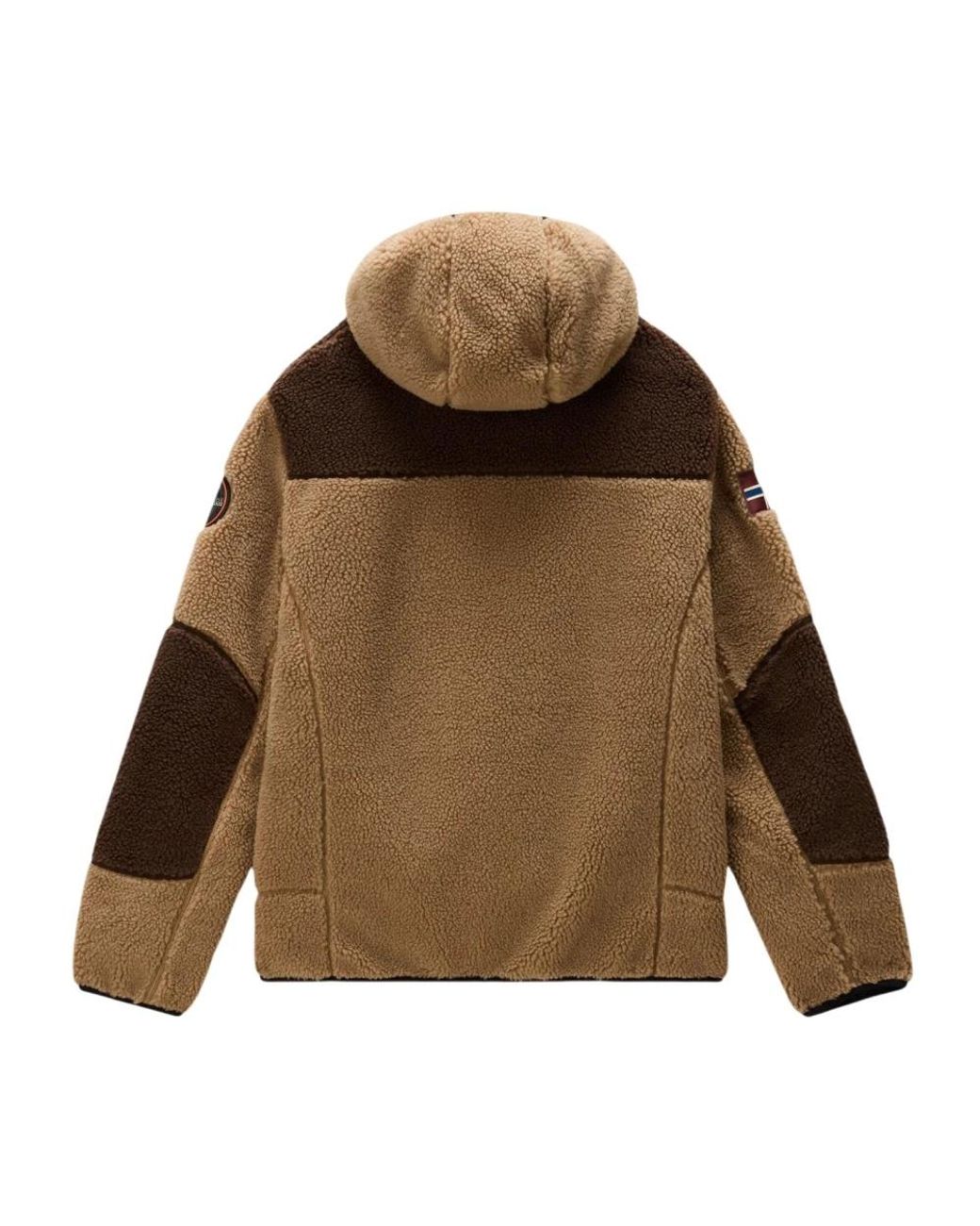 Napapijri Brown Zip-Throughs for men