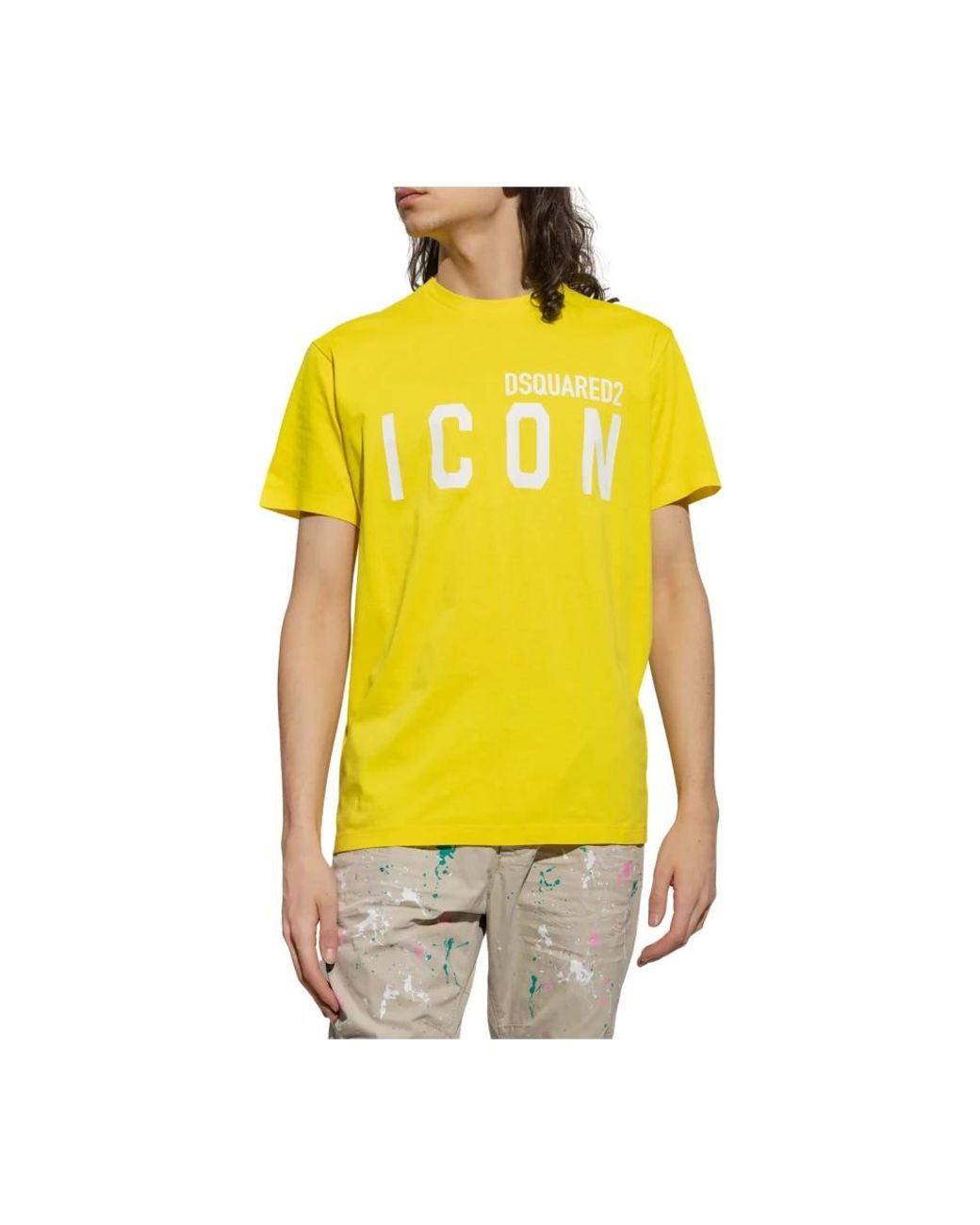 DSquared² Yellow T-Shirts for men