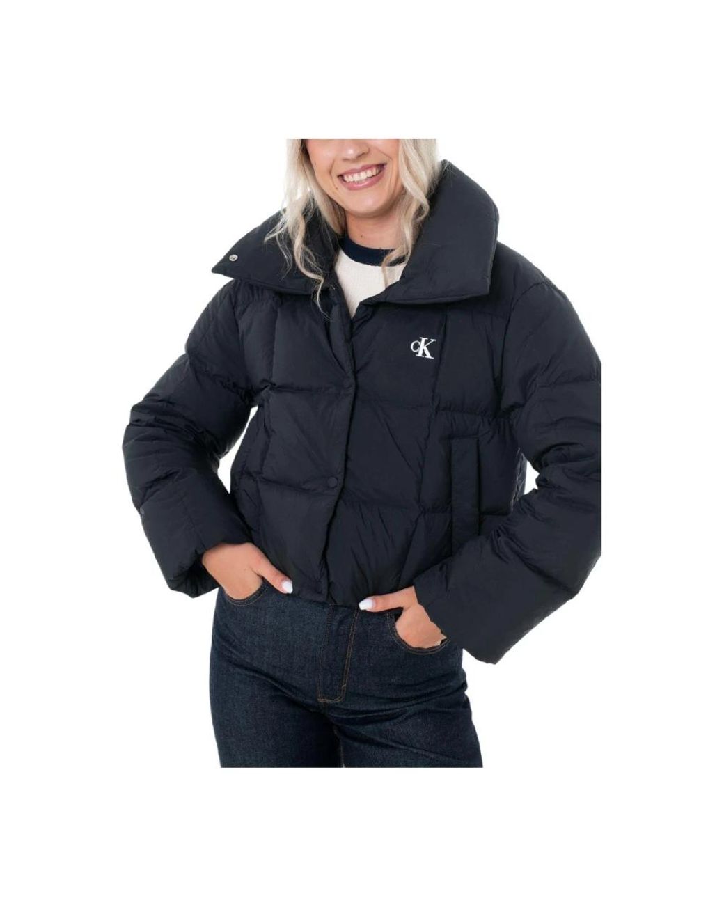Down Jackets di Calvin Klein in Blue