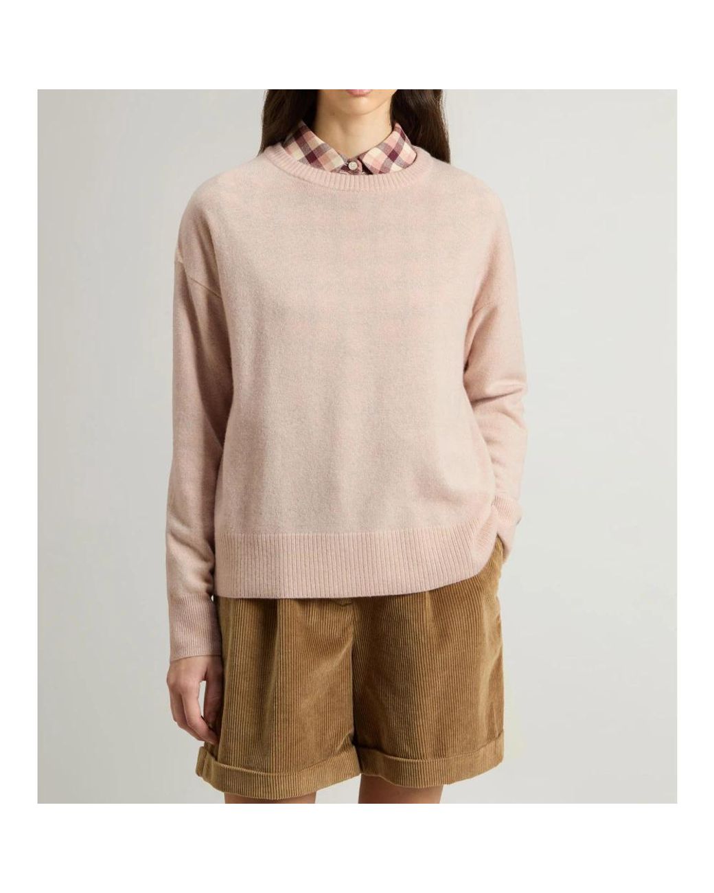 Woolrich Natural Rundhals-Strickware