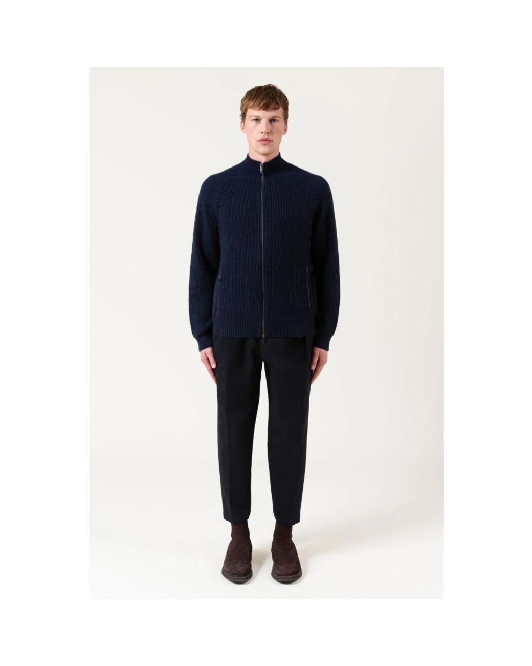 Cardigans AUTORE de hombre de color Blue