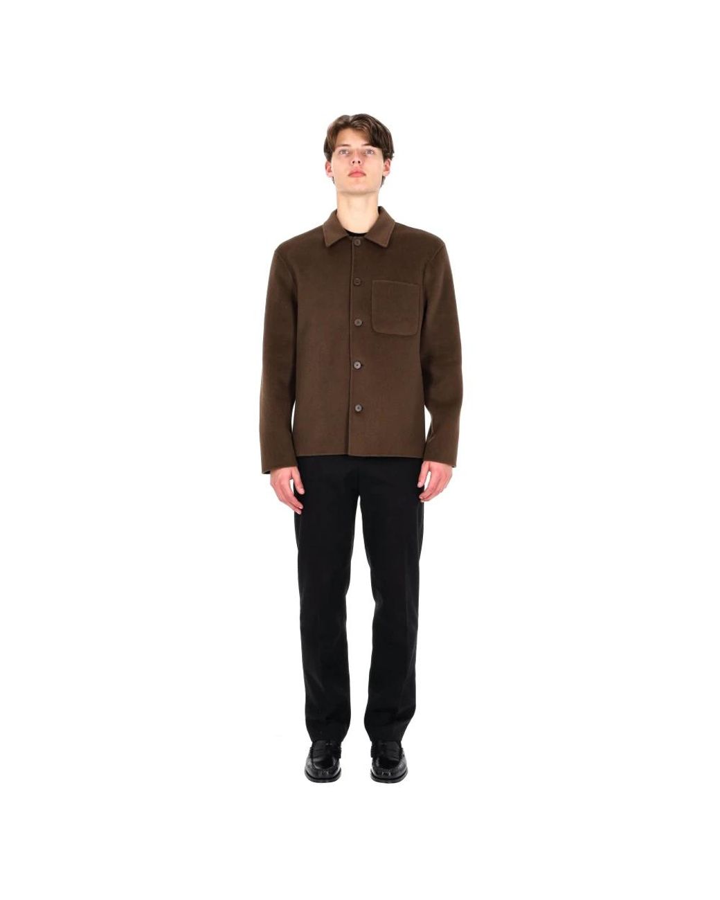 Officine Generale Brown Light Jackets for men