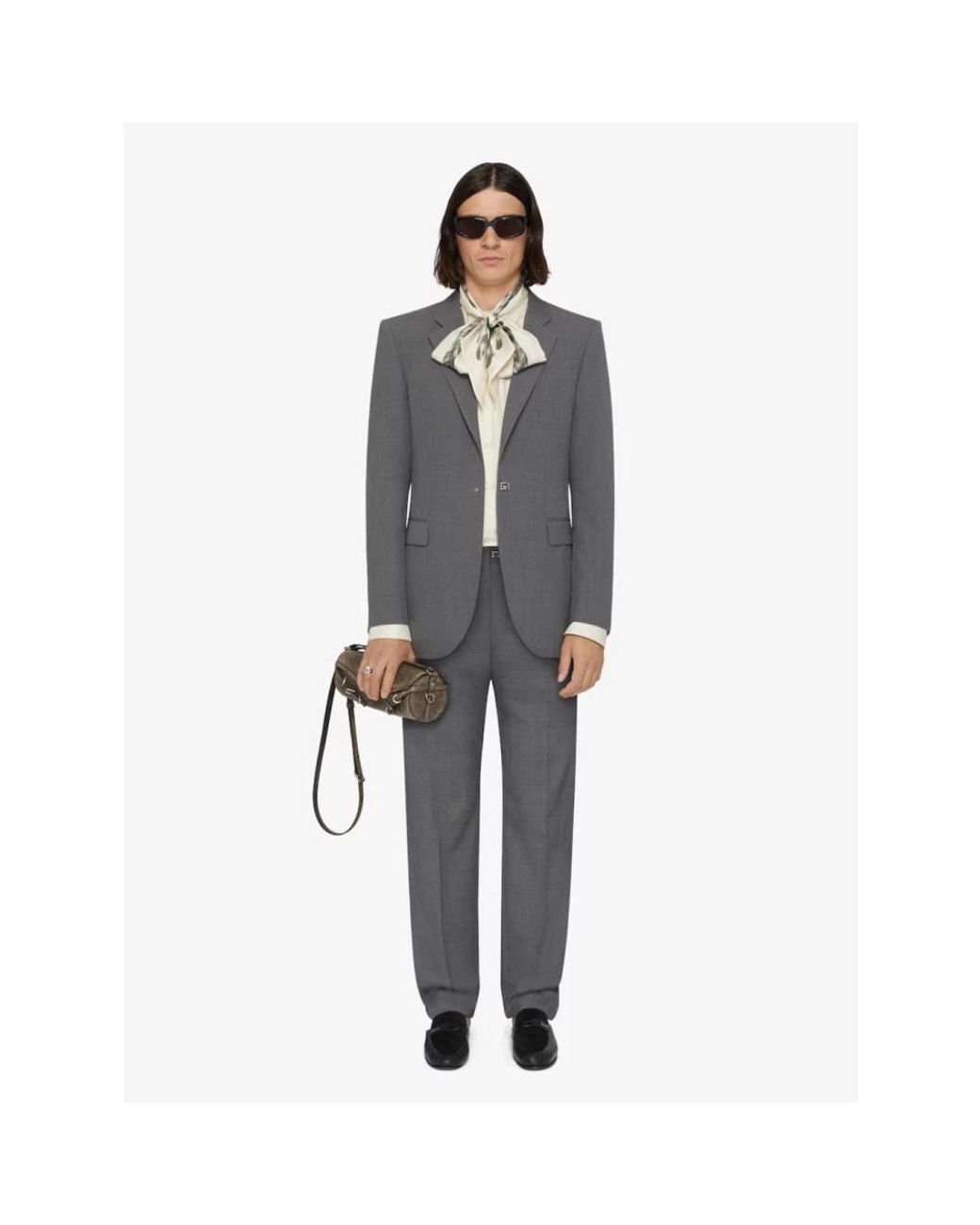 Givenchy Gray Suit Trousers for men