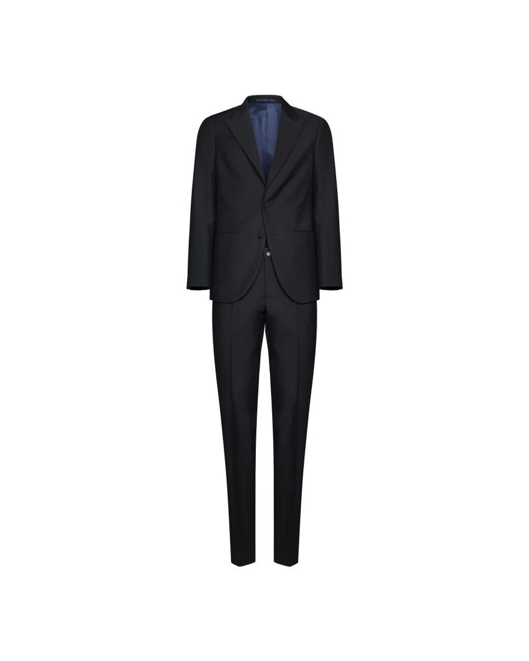 D4.0 Black Single Breasted Suits for men