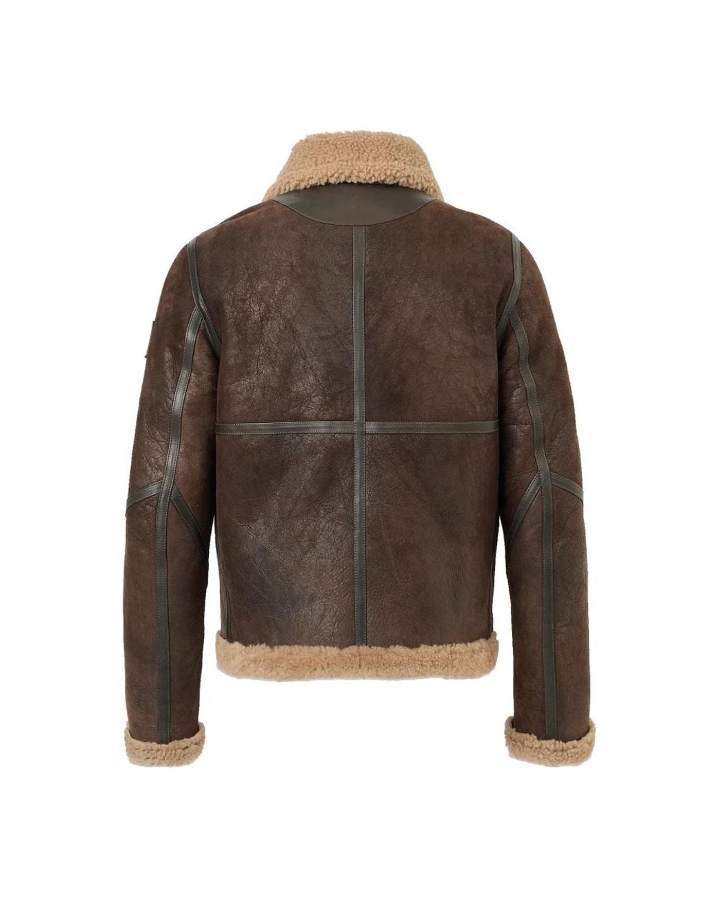 Belstaff Brown Faux Fur & Shearling Jackets for men