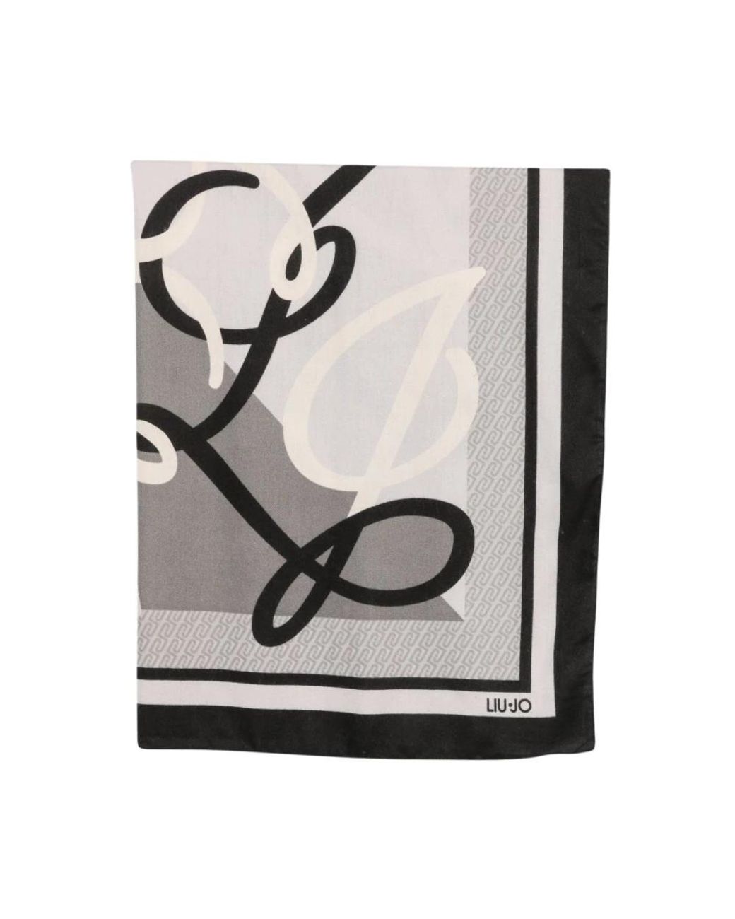 Liu Jo Gray Silk Scarves