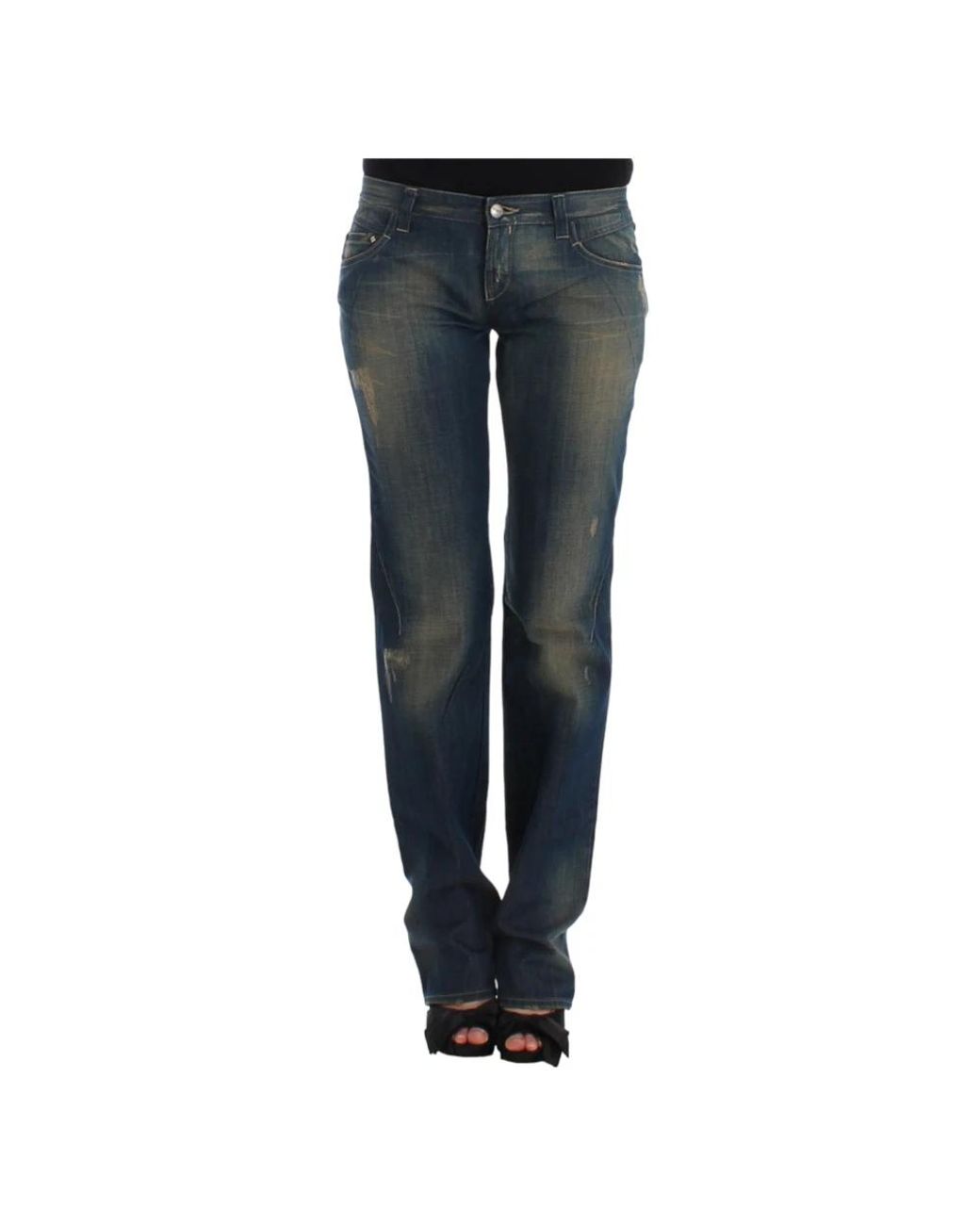 CoSTUME NATIONAL Blue Boot-Cut Jeans