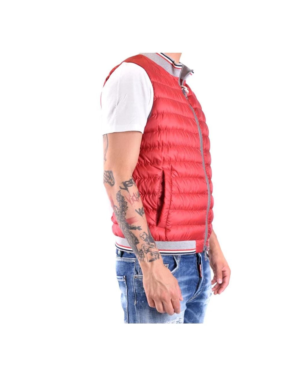 Herno Red Waistcoats for men