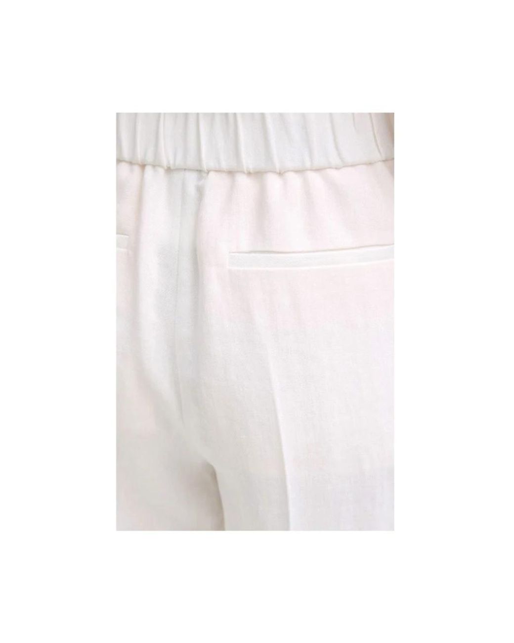 Boss White Casual Shorts
