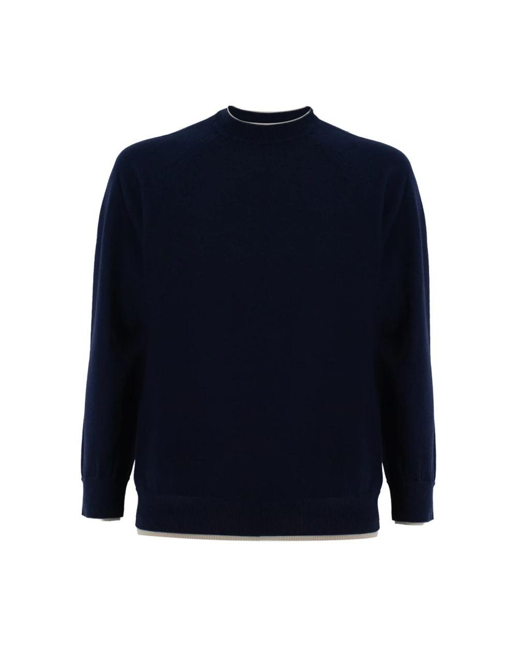 Eleventy Blue Round-Neck Knitwear for men