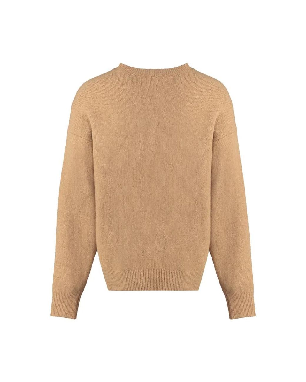 Palm Angels Natural Round-Neck Knitwear for men