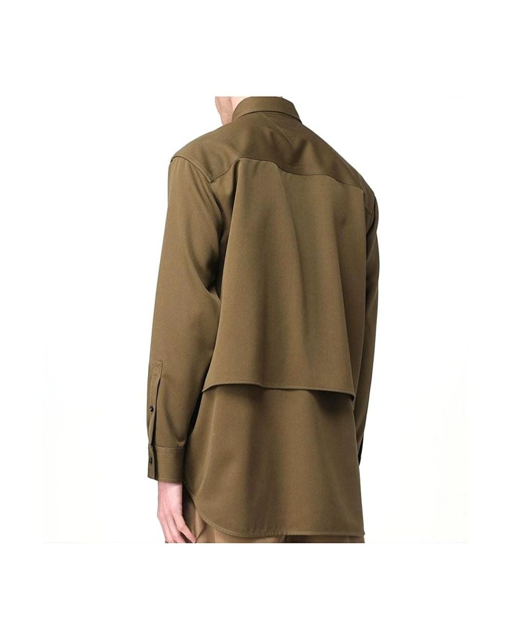 Bottega Veneta Green Casual Shirts for men