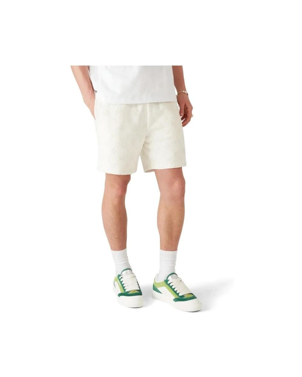 Casablanca White Casual Shorts for men