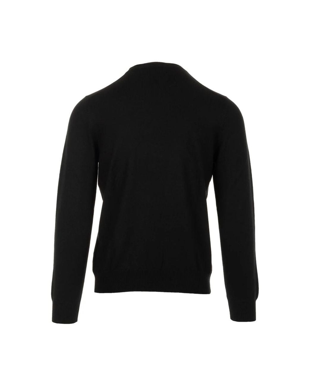 Fay Black Round-Neck Knitwear for men