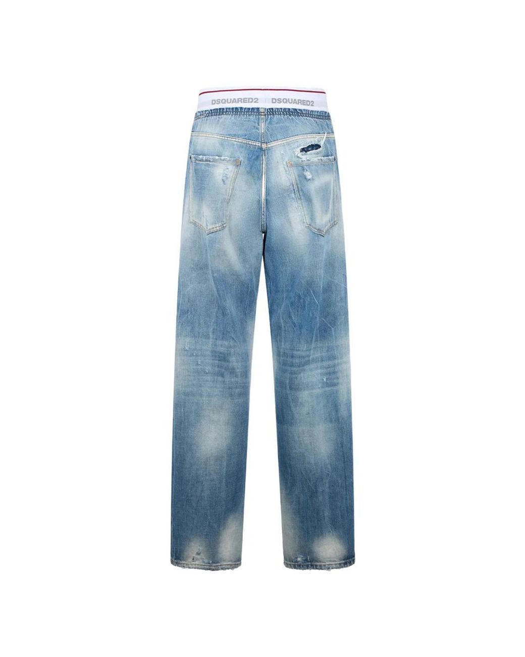 DSquared² Blue Straight Jeans for men